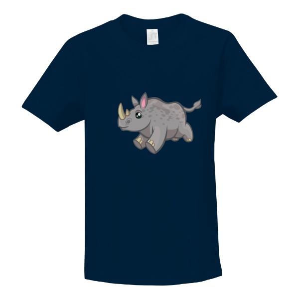 Tričko s potiskem Nosorožec
