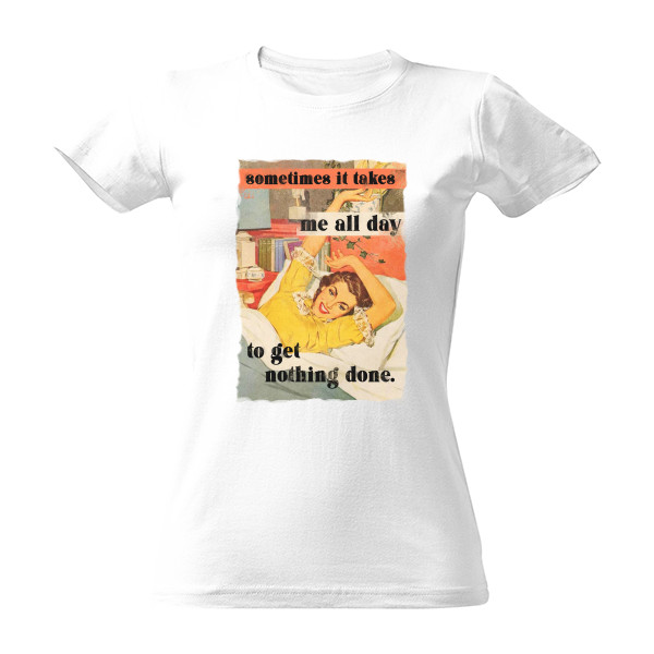 Tričko s potiskem Nothing