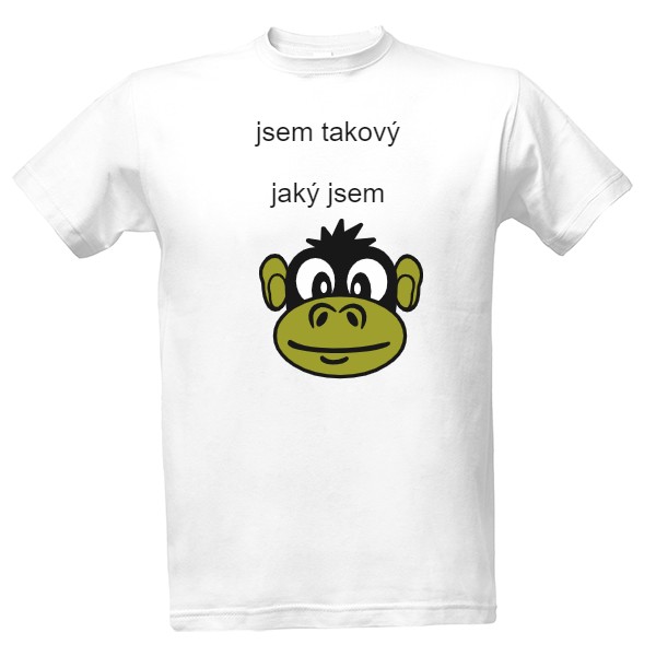 Tričko s potiskem Nový produkt trika takový jaký