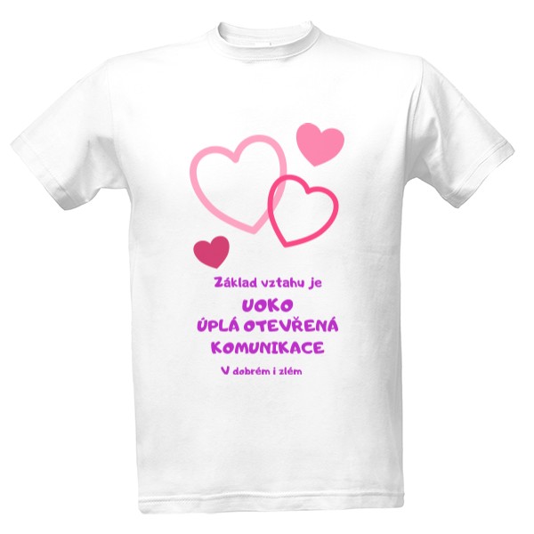 Tričko s potiskem Valentyn