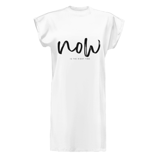 Tričko s potiskem Now is the right time