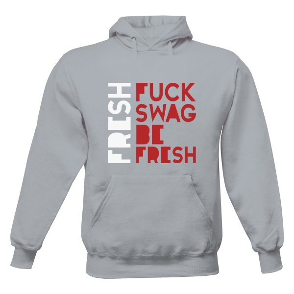 Pánska mikina s kapucňou s potlačou FRESH Mikina FSBF