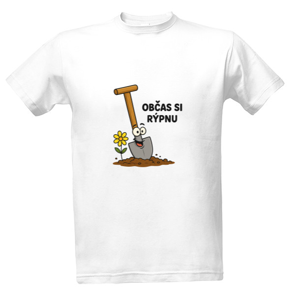 Tričko s potiskem Občas si rýpnu!