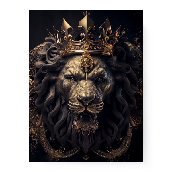 Obraz drsný lev