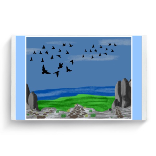 Fotoplátno 3:2 s potiskem Obraz Pohled Krajina