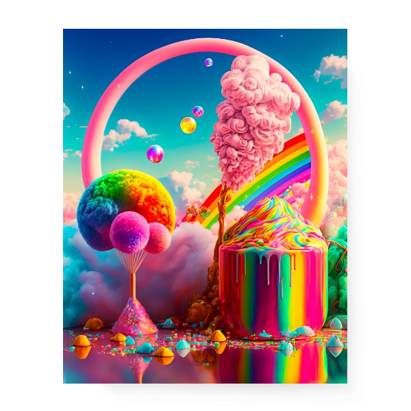 Obraz Rainbow Candy World 