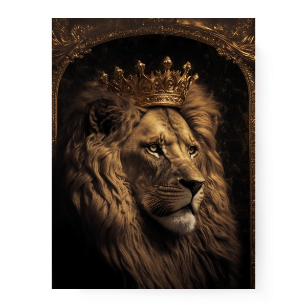 Obraz Zlatý lev-král