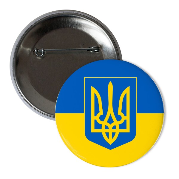 Odznáček  s potiskem Odznak Ukrajina