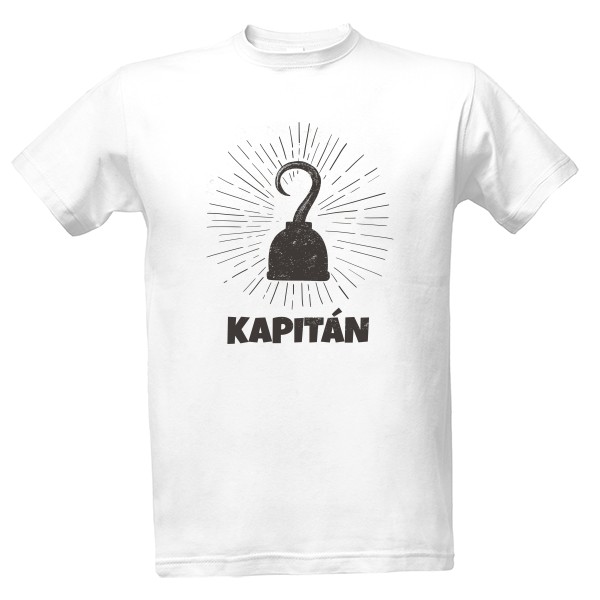 Tričko s potiskem Kapitán
