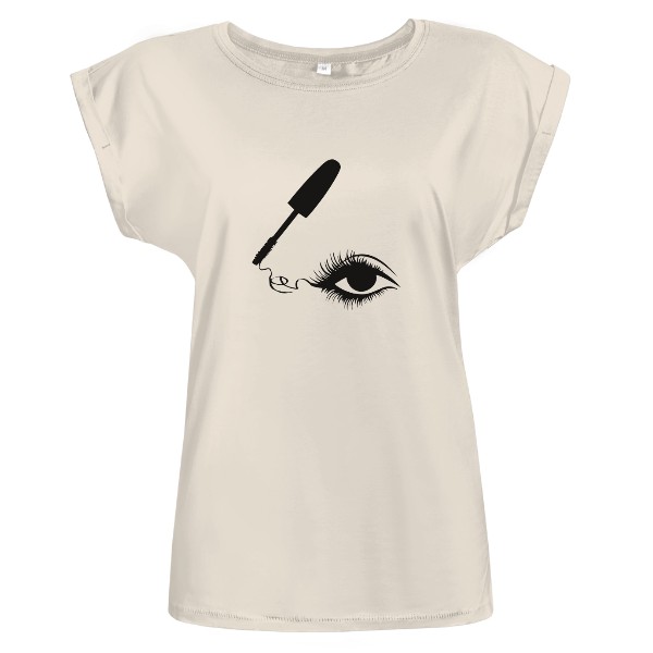 Tričko s potiskem Oko a řasenka