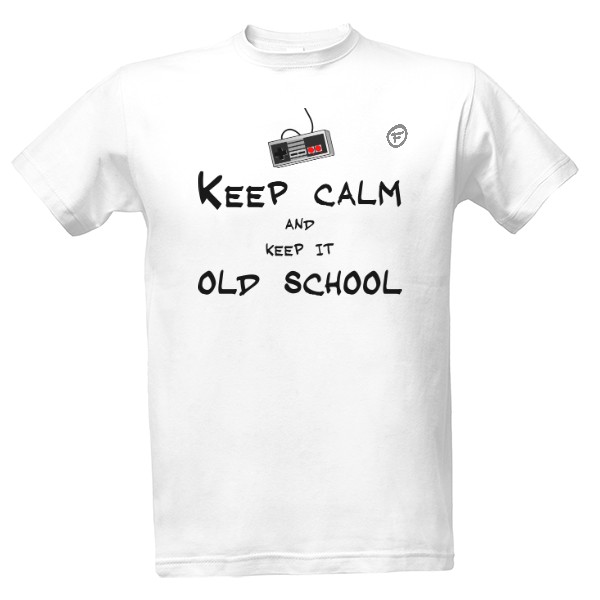 Tričko s potiskem old school