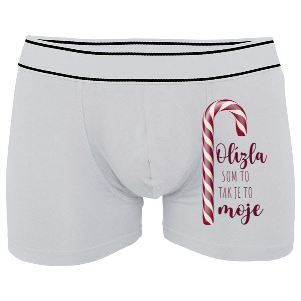 Boxerky Kariban s potiskem Olizla som to, tak je to moje