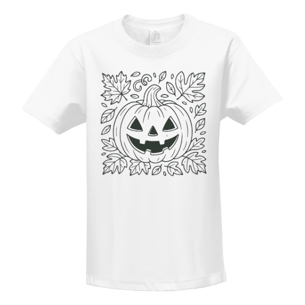 Omalovánky halloweenská dýně