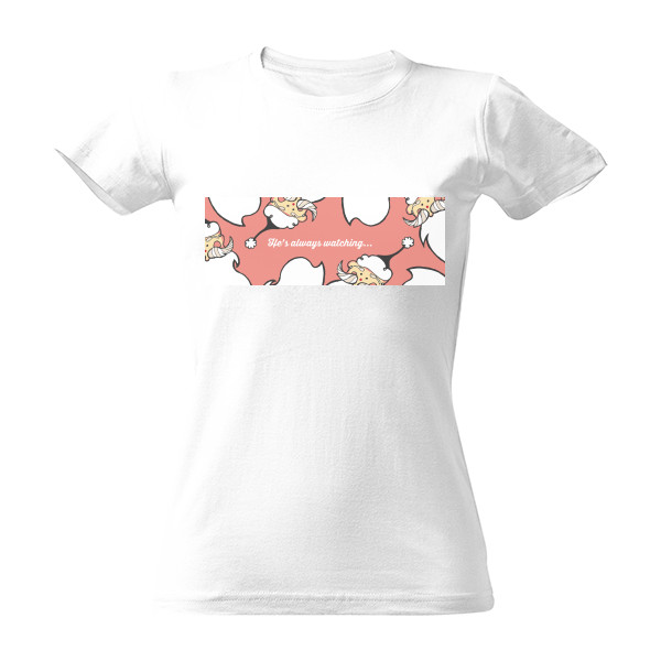 Tričko s potiskem On se pořád dívá ...