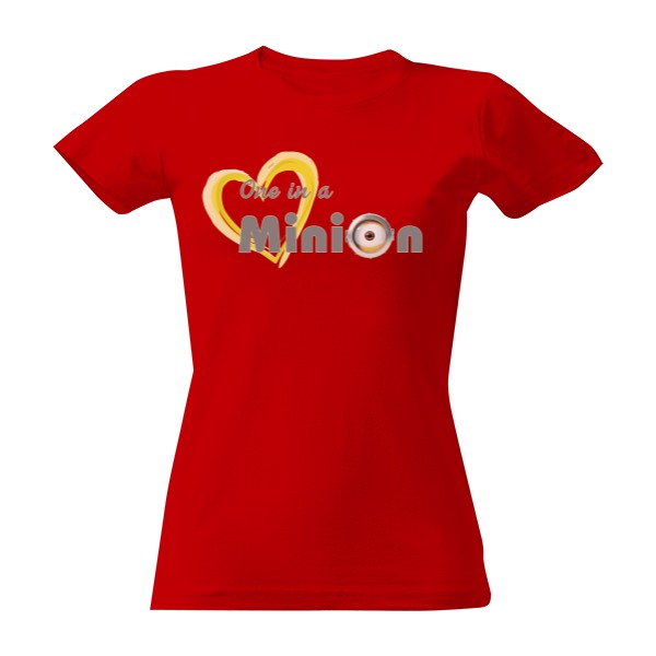 Tričko s potiskem One in a minion