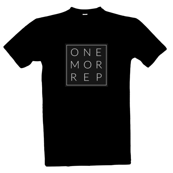 Tričko s potiskem One more rep gym t-shirt 