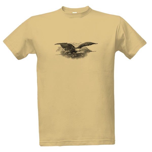 Tričko s potiskem orel