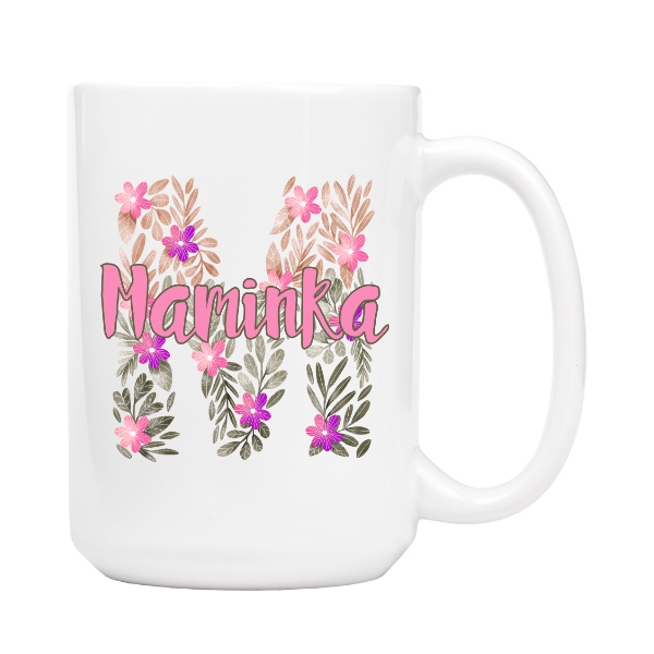 Originální dárek pro maminku květinové M s nápisem Maminka