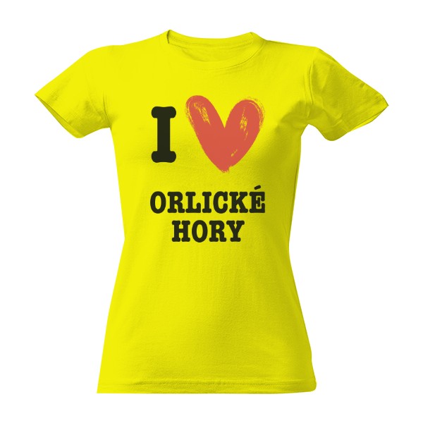 Tričko s potlačou Orlické hory