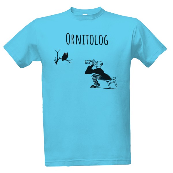 Tričko s potlačou Ornitolog