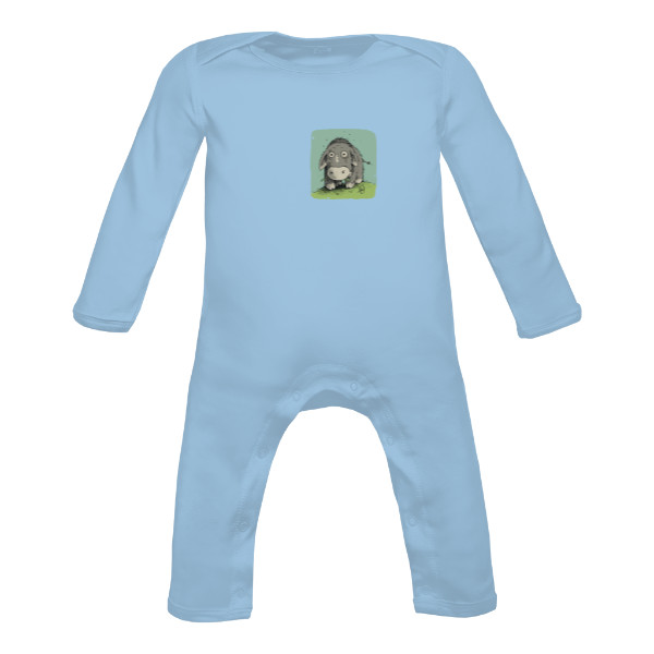 Dětské body Long  s potiskem Oslík (Dětské Dupačky)