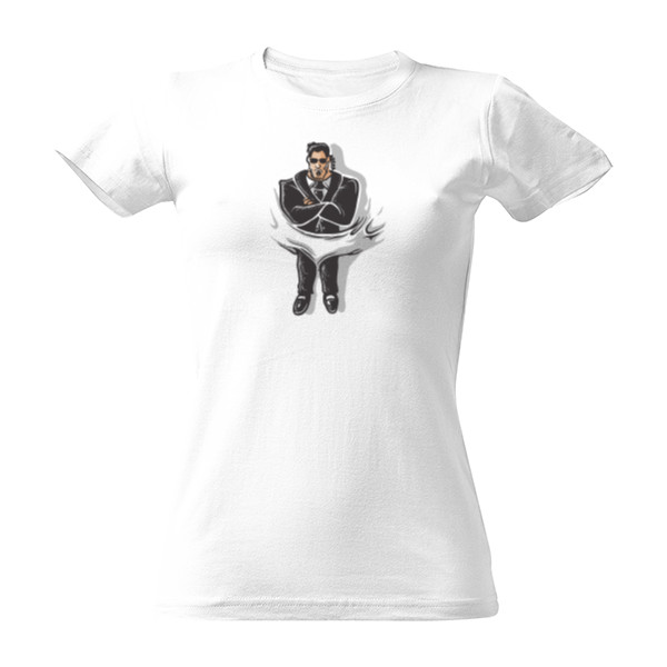 Tričko s potiskem Osobni bodyguard - Damske