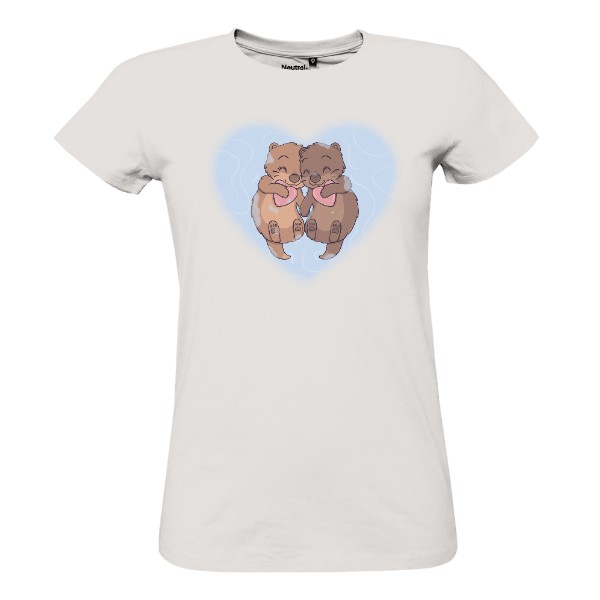 T-shirt Otters in love