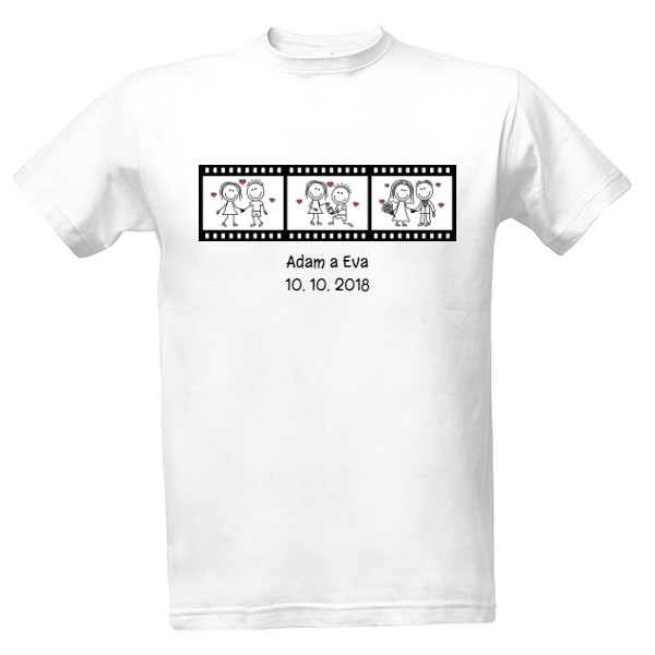 our wedding day - movie T-shirt