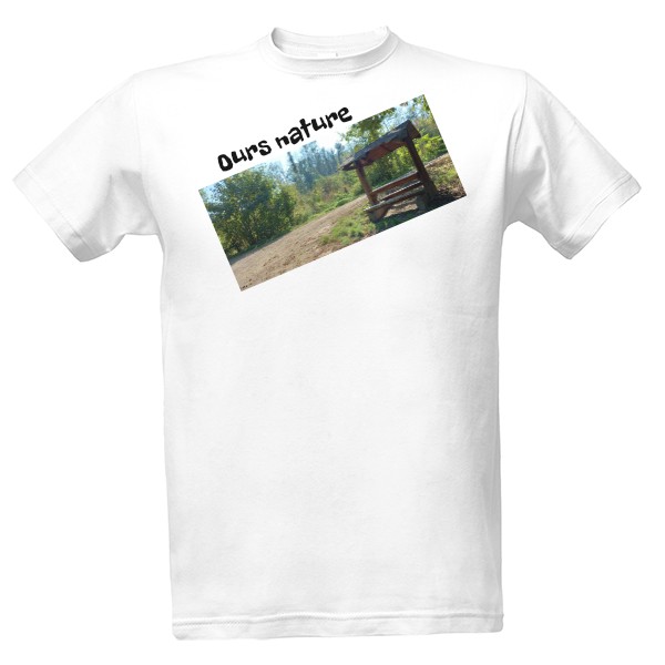 Tričko s potlačou ours nature triko
