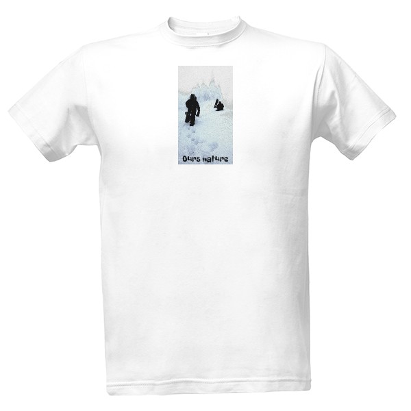 Tričko s potlačou Ours nature triko