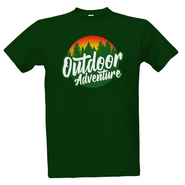 Tričko s potiskem Outdoor Adventure