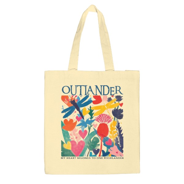 Taška Westford Mill W261 s potlačou Outlander – kvetinový škótsky motív