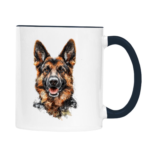 Ovčák kresba hlavy