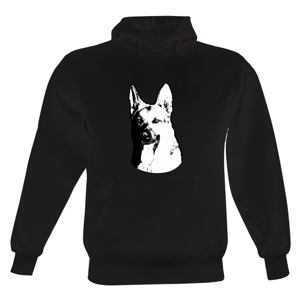 Pánská mikina s kapucí s potiskem Ovčiak - bez textu