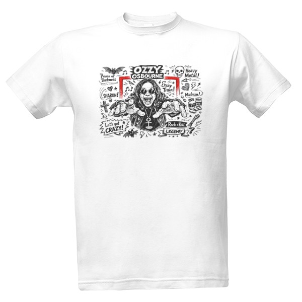 Tričko s potiskem Ozzy Osbourne Legenda