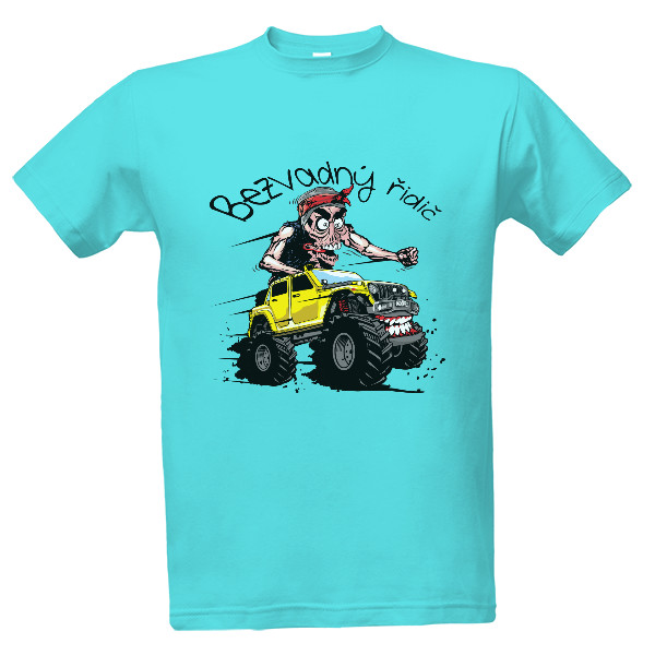 Tričko s potiskem Bezvadný řidič