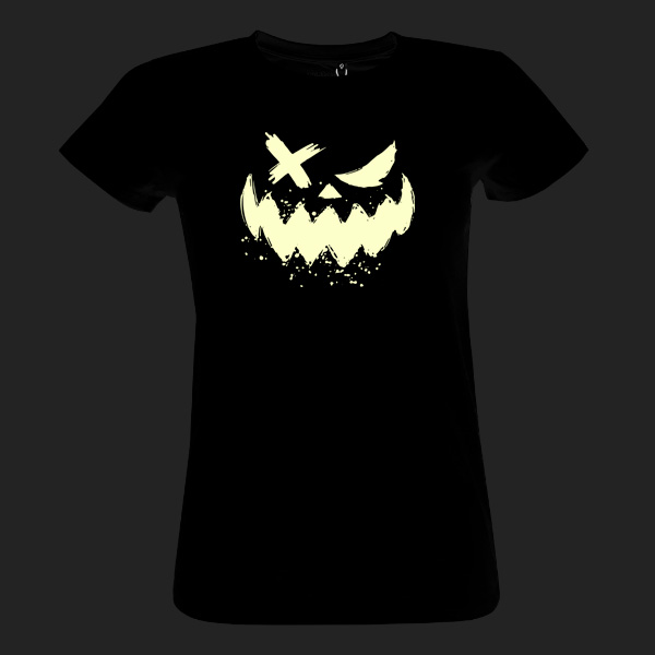 Fluorescenční halloweenský obličej