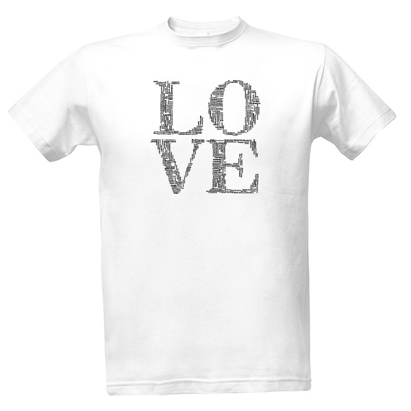 Tričko s potiskem love4