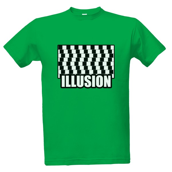 Tričko s potiskem Illusion