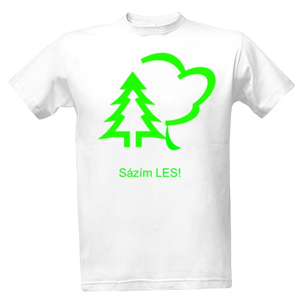 Tričko s potlačou Sázím les