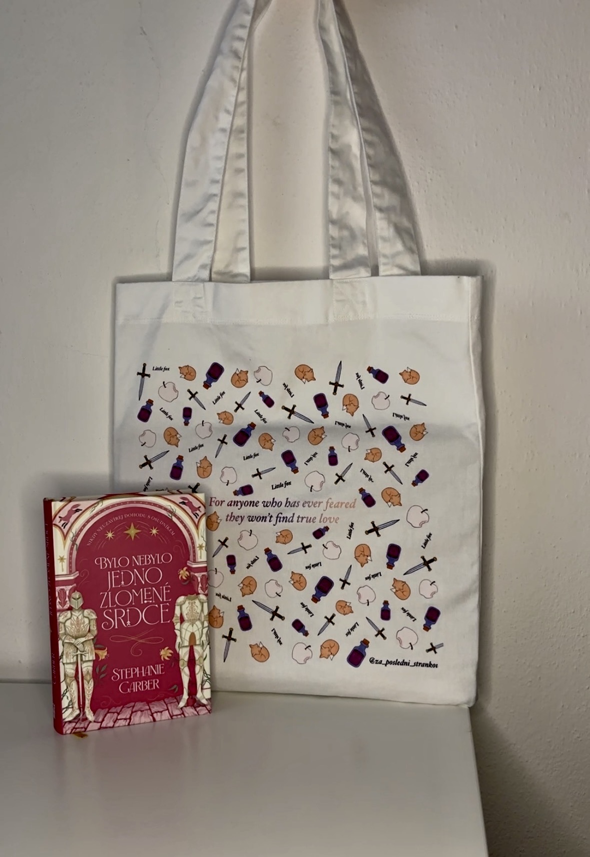 Plátěná taška Bylo Nebylo Jedno Zlomené Srdce 