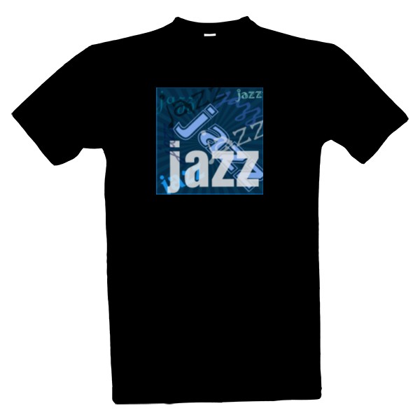 Tričko s potiskem Blue Jazz