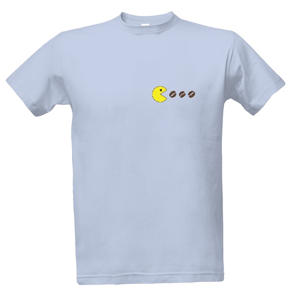 T-shirt Pac-Man and coffee