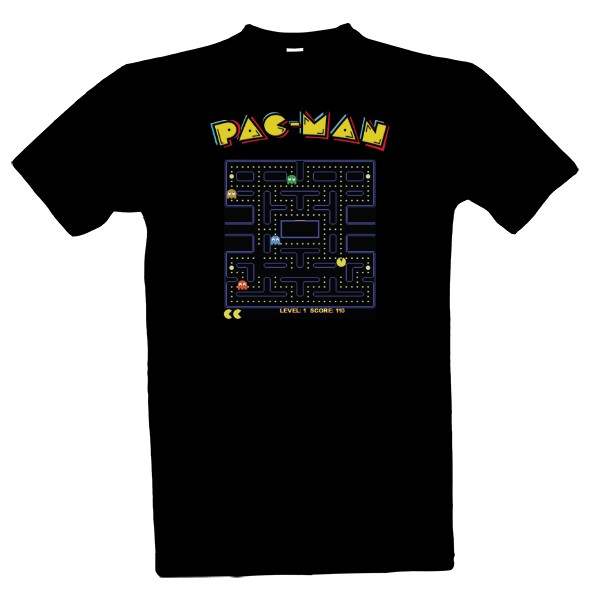 Tričko s potlačou Pac-Man