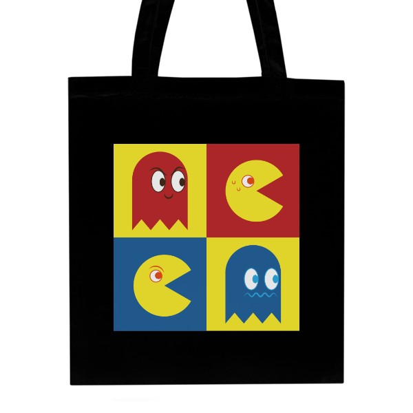 Nákupní taška unisex s potiskem Pac-Man
