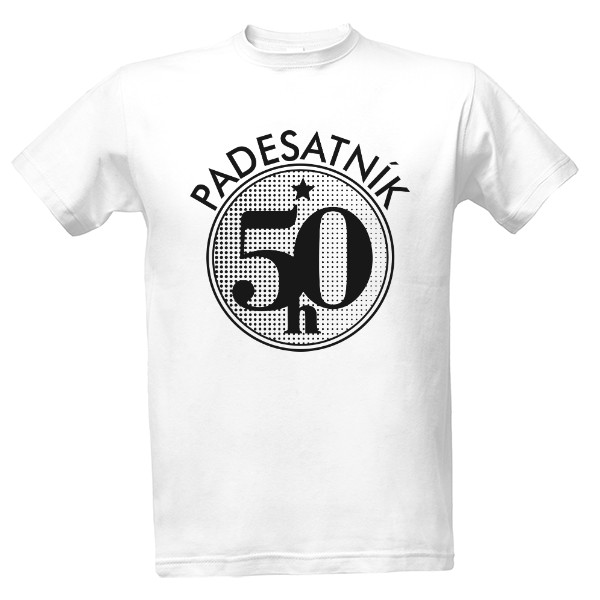 Tričko s potiskem Padesatník