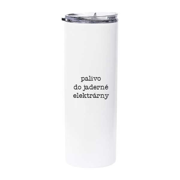 Zeleně svítící udržitelná flaška 