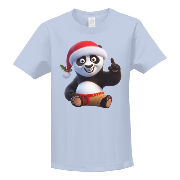 Panda ve vánoční čepici