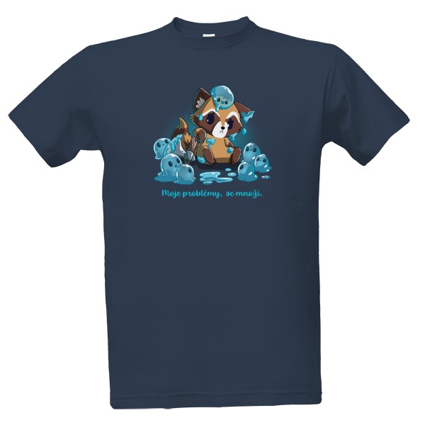 Tričko s potiskem panda voda