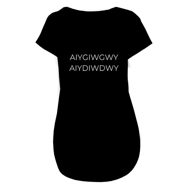Tričko s potiskem AIYGIWGWY